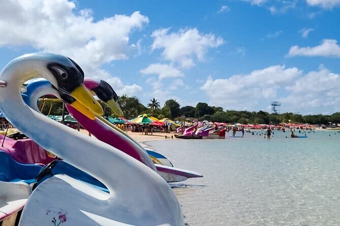 4x4 tour on the South Coast of Natal - Lagoa de Alcaçuz at the Aqualandia Lagoa Club: Play Time Included