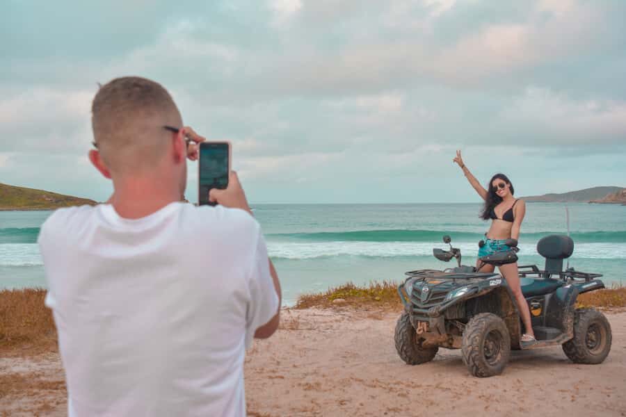 Arraial do Cabo: ATV Quad Bike Tour - Praia do Pontal: A Remote First Beach Moment