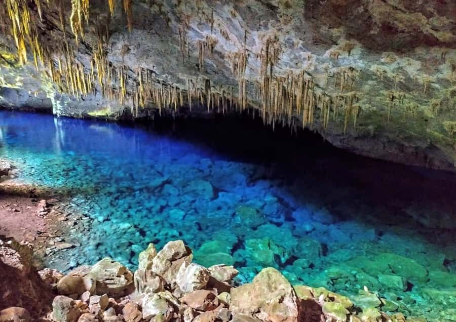 Arraial do Cabo (Brazilian Caribbean) Guided Tour from Rio de Janeiro - Fenda de Nossa Senhora and the Blue Grotto: rock shapes and cave-like water