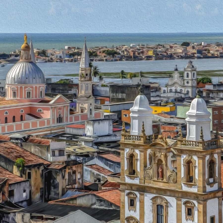 Boa Viagem or Piedade: Olinda and Recife Antigo Day Trip - Pernambuco Handicraft Center and the Capibaribe waterfront: buy, look, and connect dots