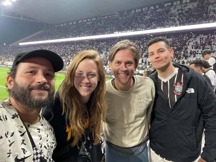 Corinthians Football Game Experience - Pre-match fan energy outside Neo Quimica Arena