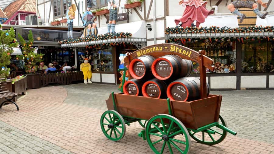 Florianópolis: Blumenau and Pomerode Germanic Route Day Trip - City landmarks: old railway to city hall and the Catedral Metropolitana