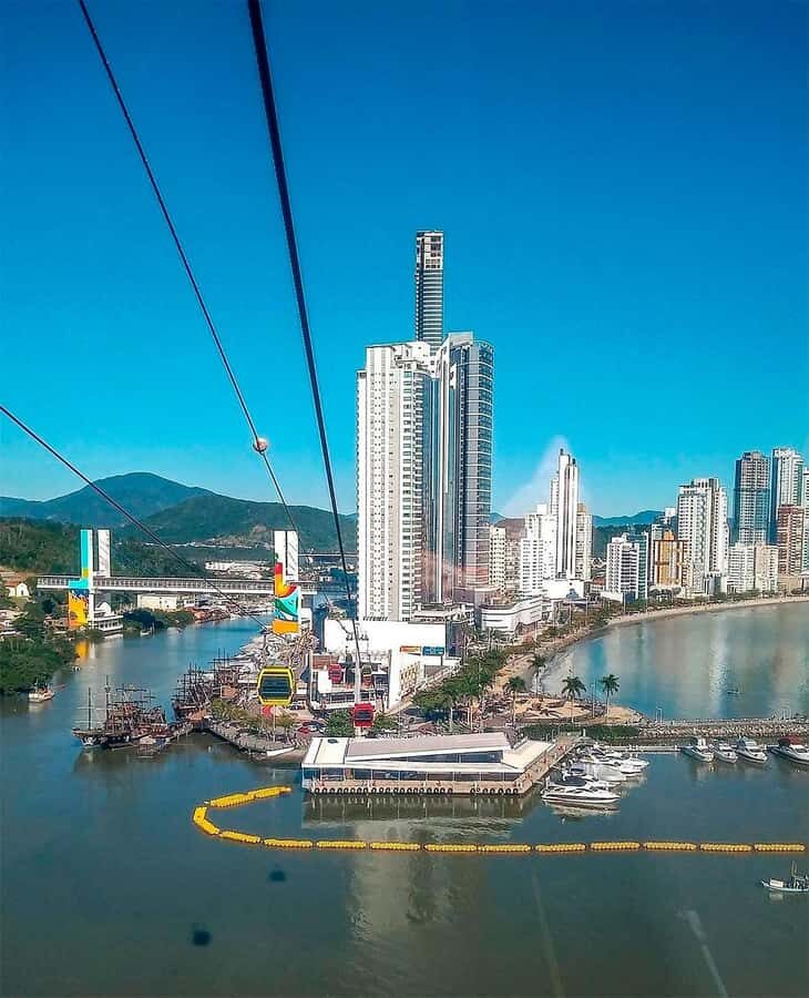 Florianópolis: Camboriu & Unipraias Park with Cable Car Ride - Laranjeiras Beach: calm-water family time plus a quick zipline