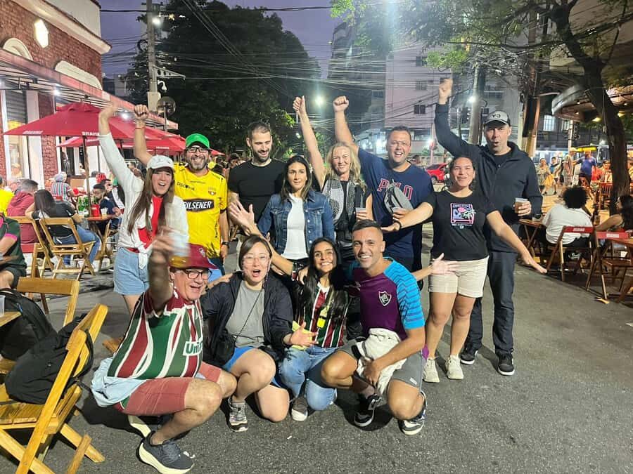 Fluminense Football Match at Maracanã with Local Hosts - Pre-game atmosphere and the short walk to the stadium