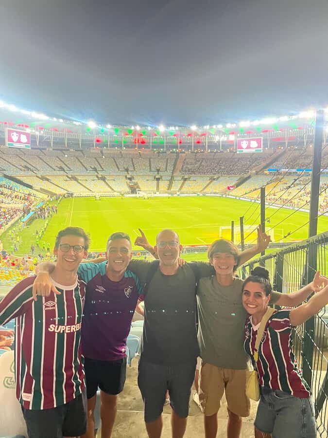 Fluminense Football Match at Maracanã with Local Hosts - During the match: staying together through goals and chaos