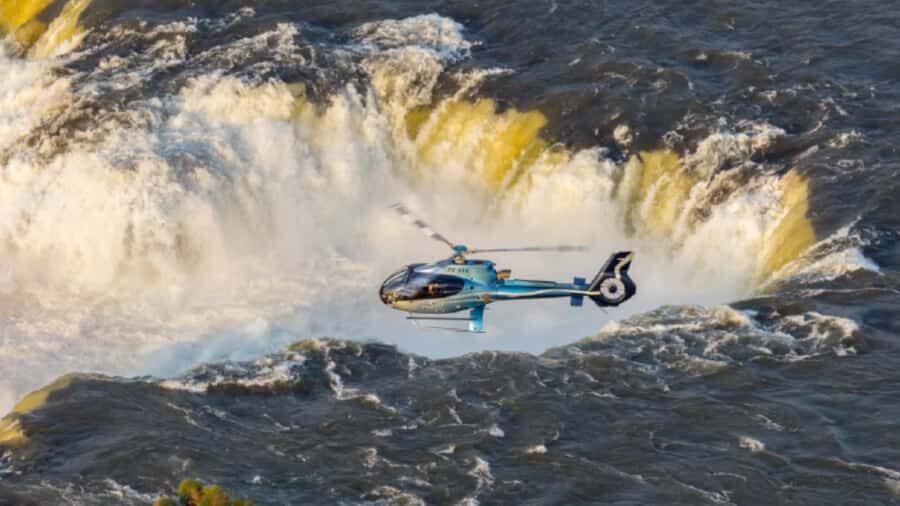 Foz do Iguaçu: Helicopter Flight over the Iguassu Falls - The 2-Hour Tour Clock vs the Real 10-Minute Flight