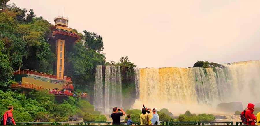 From Foz do Iguaçu: Brazilian Side of the Falls with Ticket - Canoas Mirim Space and the Observation Deck Flow