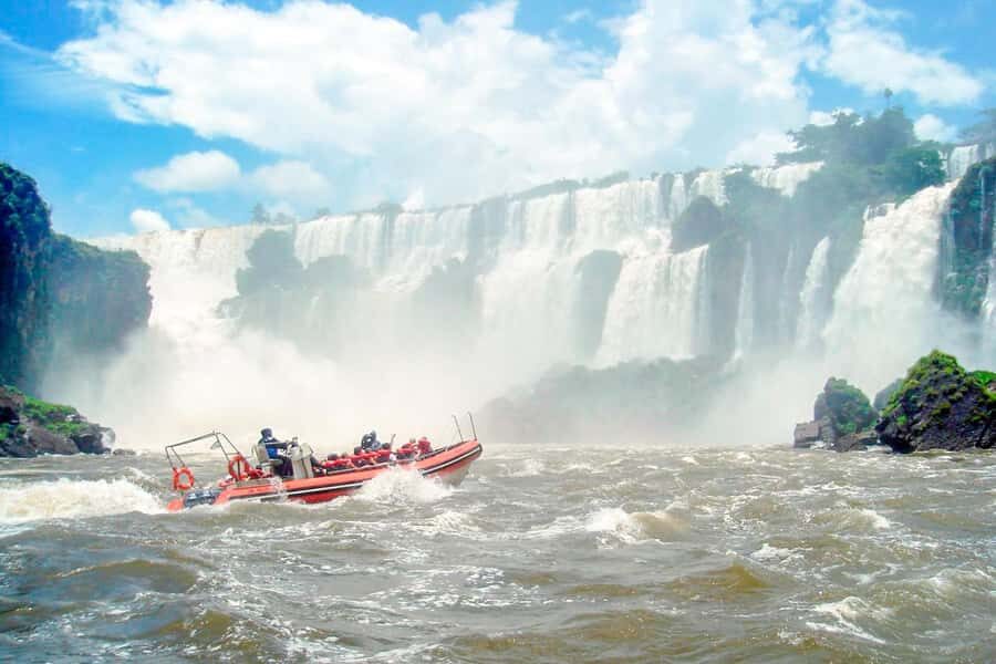 From Foz do Iguazu: Brazil Iguazu Falls & Macuco Safari Boat - Devil’s Throat Observation Deck: The View from Above After the Spray