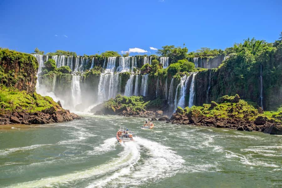 From Puerto Iguazu: Brazilian Falls with Boat Adventure - Bird Park upgrade: when colorful wildlife is a smart add-on