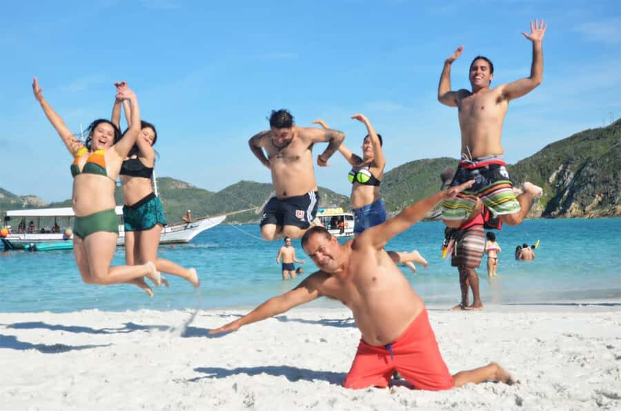 From Rio: Arraial do Cabo - The Brazilian Caribbean Daytrip - Praia do Farol Beach stop: crowds managed, water time optimized