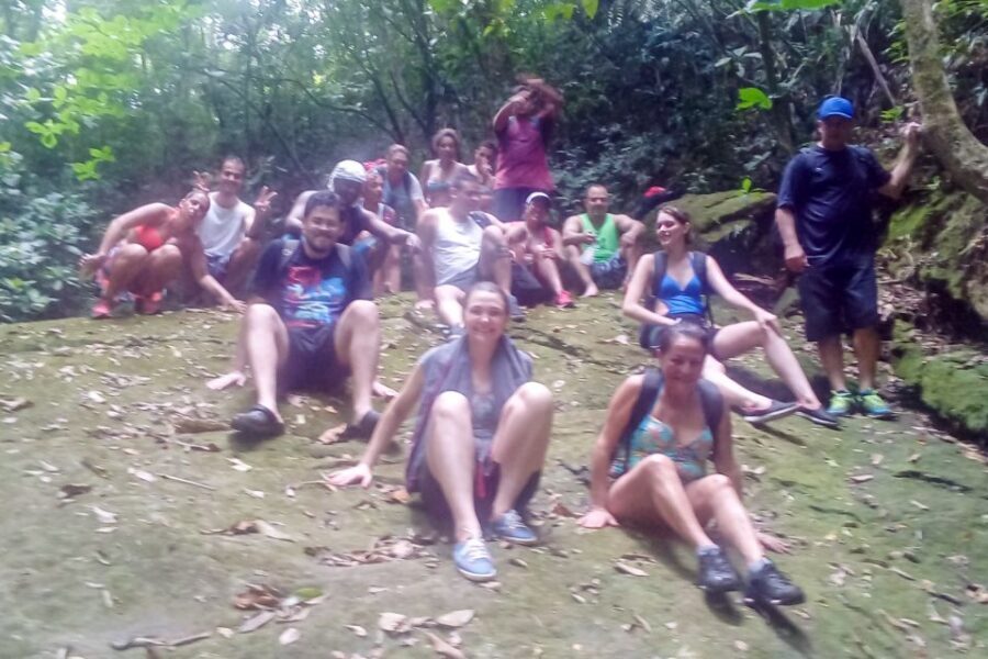 From São Paulo: Santo Amaro Island Trekking by Wild Beaches - White Beach to Black Beach: coastal walking and an ocean bath