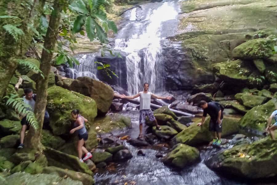 From São Paulo: Santo Amaro Island Trekking by Wild Beaches - Camburi waterfall stop: when the hike turns into refreshing water