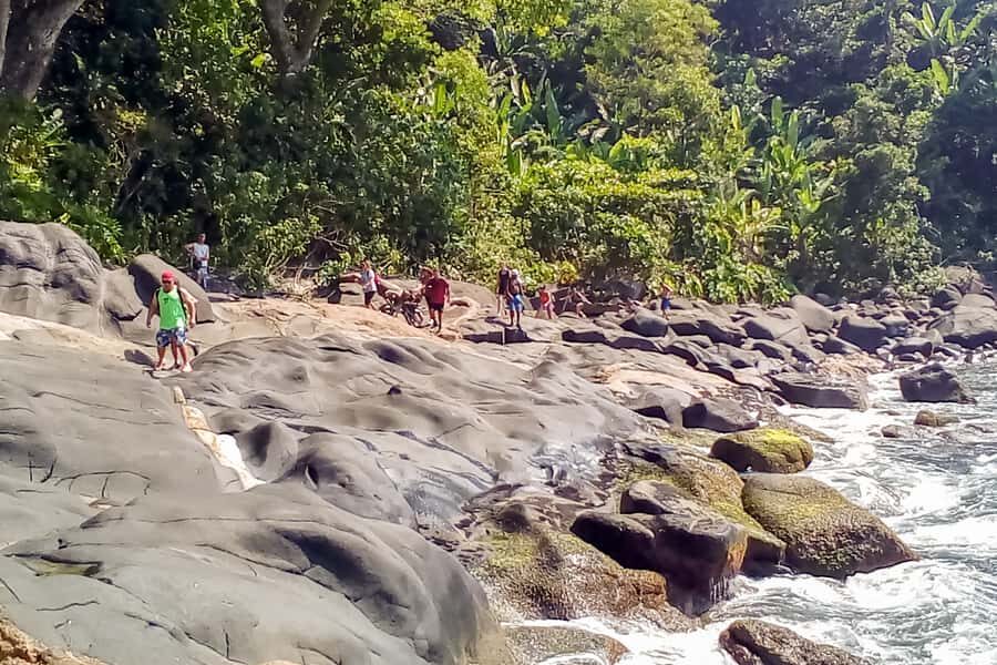 From São Paulo: Santo Amaro Island Trekking by Wild Beaches - Camburizinho Beach: the last beach finish and your return plan
