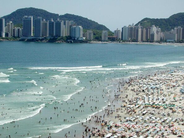 Full Day Private Beach Tour Santos & Guarujá – Combine Culture, History & Beach - Guarujá beachfront with lunch options and rentals