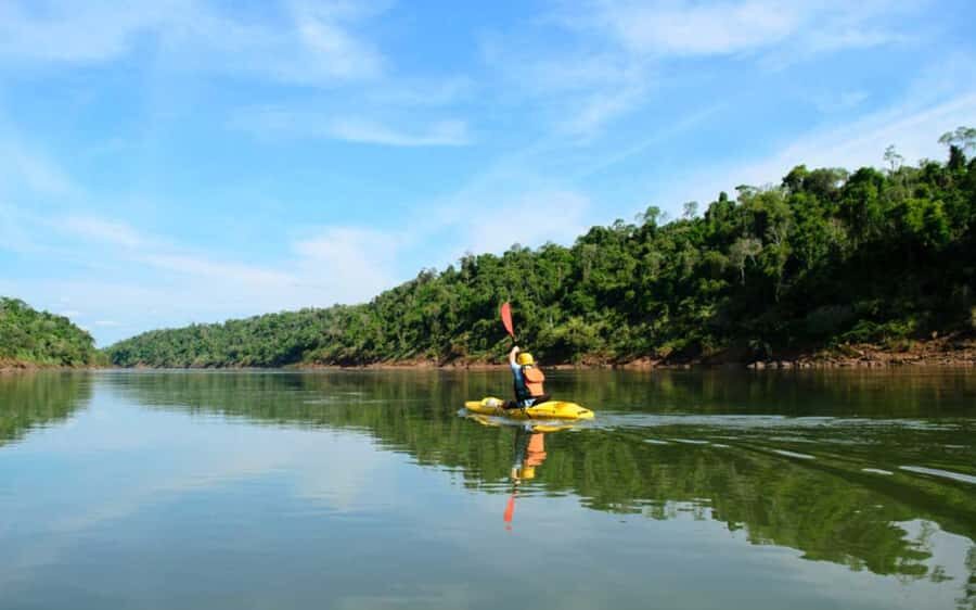 Guided Hike and Kayak or SUP River Tour w/ Transfer - The 1.4 km Indian Trail hike through the Atlantic Forest