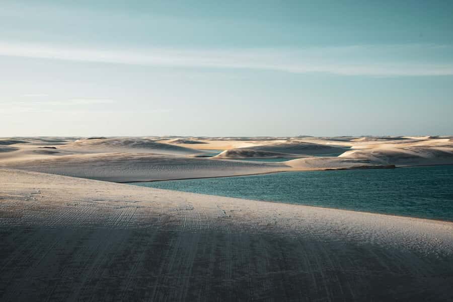 Half-day excursion to Lagoa Azul in the Lencois Maranhenses - Time in Lagoa Azul: swimming and lagoon views