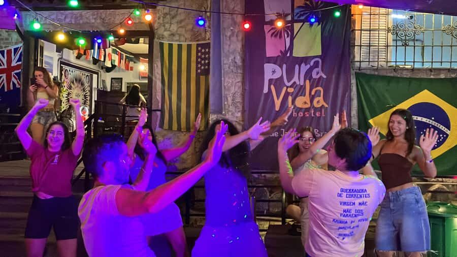 Latin Music Dance Class + DJs + 2 Free Drinks - A Deck Bar start: 2 drinks, instant conversation, and Rio timing