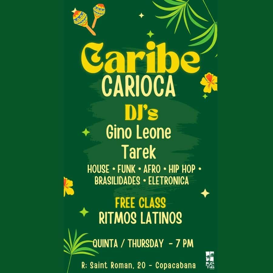 Latin Music Dance Class + DJs + 2 Free Drinks - DJs before class: how Caribe Carioca gets your feet ready