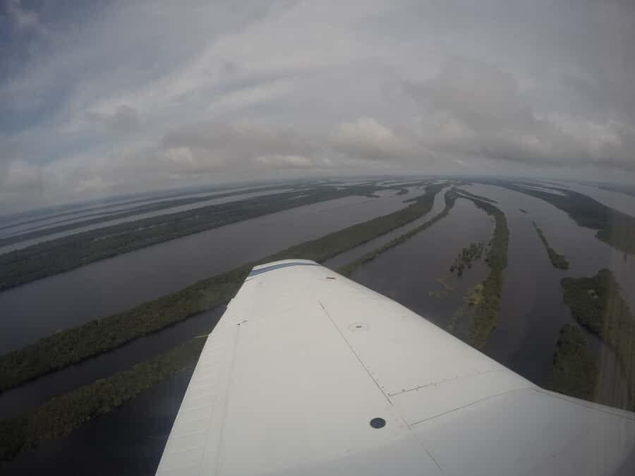 Manaus: Amazon Rainforest Panoramic Airplane Flight - Panoramic Amazon Views From a Small-Plane Cockpit