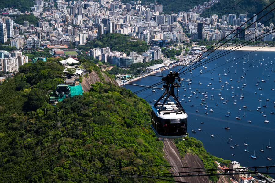 Rio: Christ the Redeemer, Sugarloaf, Selaron & BBQ Lunch - Sugarloaf Mountain by Cable Car: Ticket Choices and the Best Timing