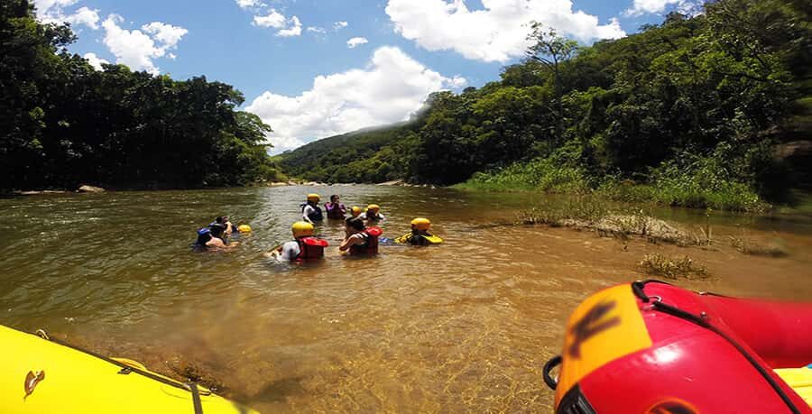Rio de Janeiro: Guided River Rafting Tour - Calm stretches, swimming time, and the triple-delta river finish