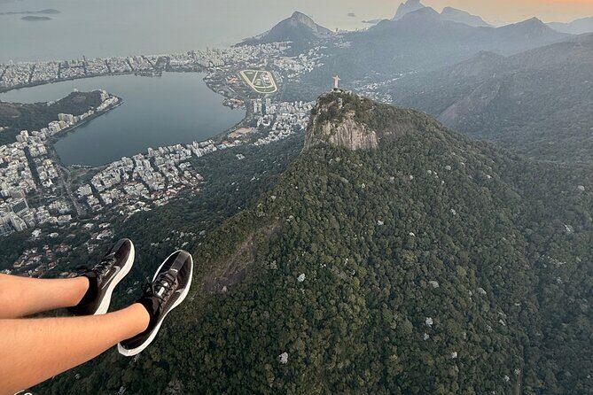 Rio de Janeiro Helicopter Tour without Doors - The Big Icons: Corcovado and the Christ the Redeemer Approach