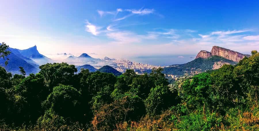 Rio de Janeiro Nature Secrets 'The Eco Citytour' - Roncador Outlook: coastline views plus the sleeping giant legend
