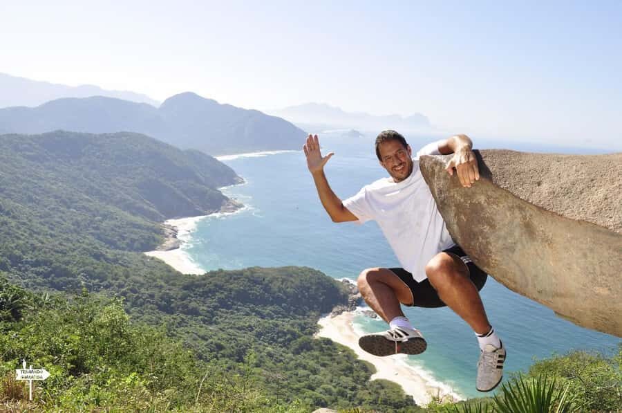 Rio de Janeiro: Pedra do Telégrafo; Grumari/ Prainha Beaches - Pedra do Telégrafo: the Navy-era hike and the photo spot that tricks your eyes