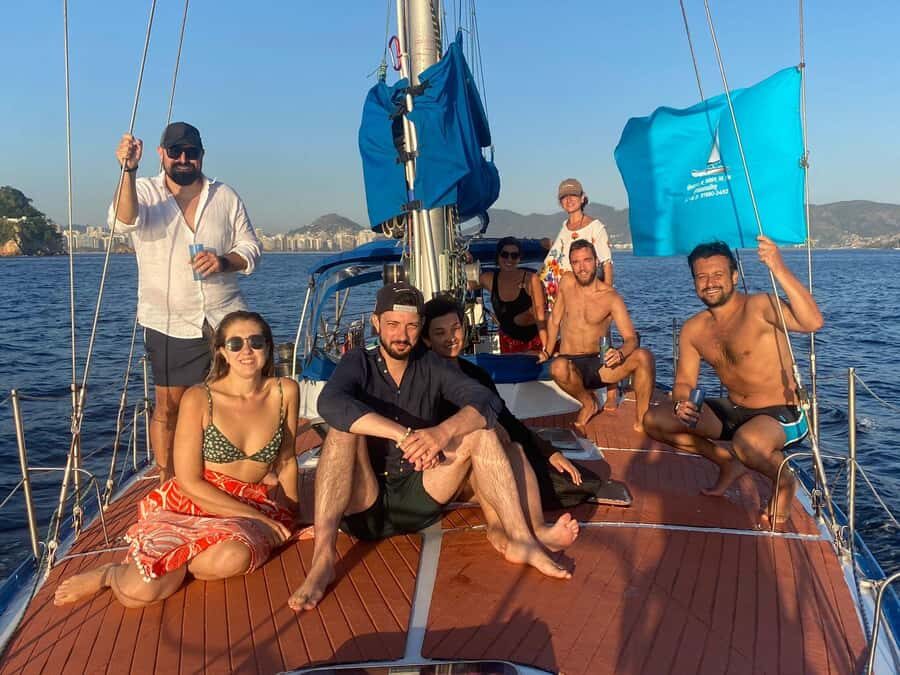 Rio de Janeiro: Sunset Sailboat Tour with Open Bar - Optional swimming in the bay: how to make it work for you