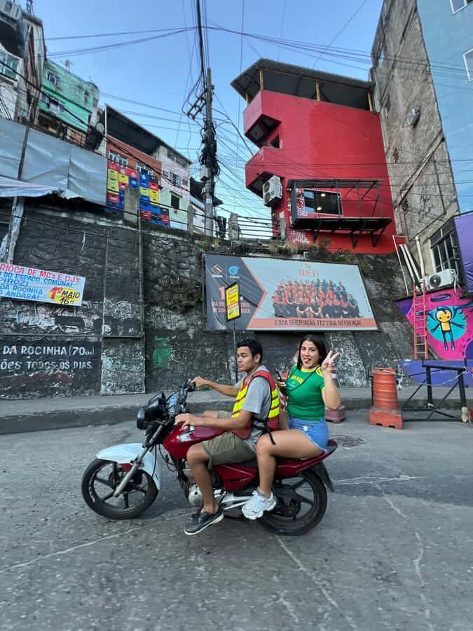 Rio: Favela Rocinha Tour with Local Guide & Secret Spots - Motorcycle ride up, then walking back down: how the pacing works