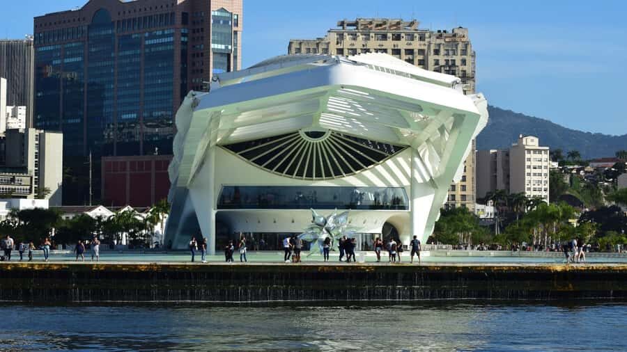 Rio: Guanabara Bay Boat Tour - The Museum of Tomorrow run: Porto Maravilha from the water