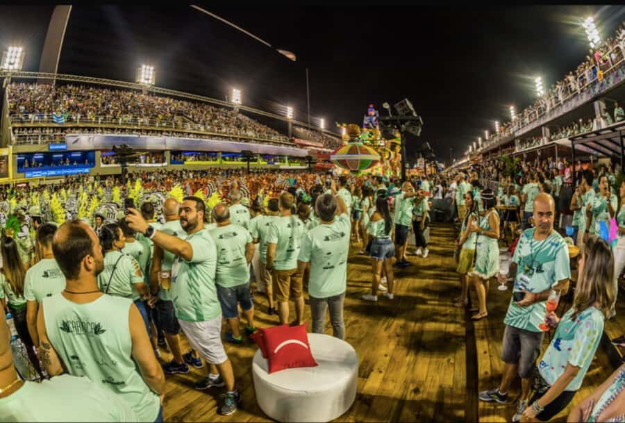 Rio: Premium Carnival Seating with Food, Drinks, & Transfers - Food, Open Bar, and the DJ/LIVE Show Mix