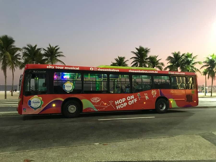 Rio Samba Bus: hop-on hop-off city tour in Rio de Janeiro - Lapa and the Selarón Steps: color, arches, and street-art energy