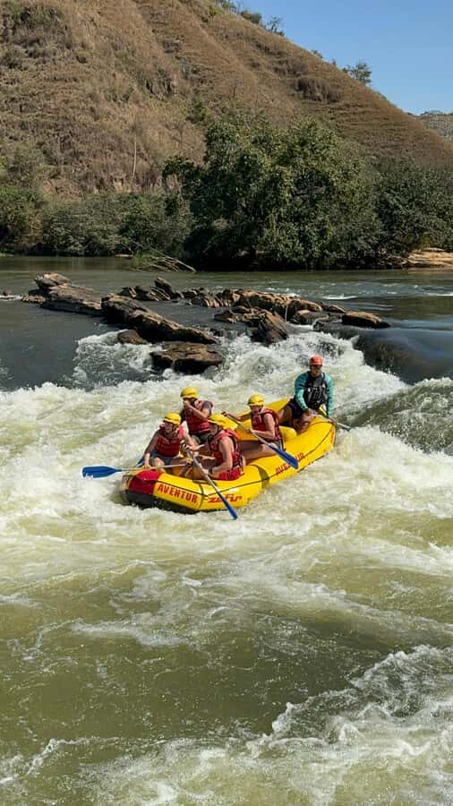 Rio: White Water Rafting Adventure tour in Rio de Janeiro - On-raft reality check: paddling workout and sore arms