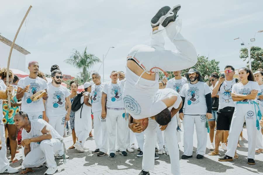 Salvador: CAPOEIRA CLASS - CULTURAL - What You Do in 90 Minutes: Warm-Up to Kicks, Spins, and Control