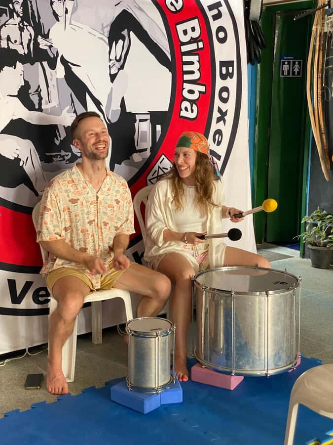 Salvador: Traditional Drumming and Percussion Workshop - How the Drumming Workshop Actually Plays Out