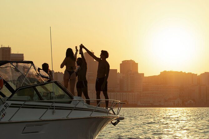Sunset Boat Tour with Beer, Water, Soda and Snacks included - Stop 3: Adão E Eva Beach Swim Stop (The Main Event)