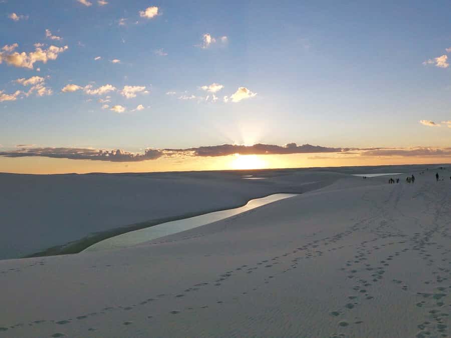 Sunset Experience in Bonita Lagoon - The Dune Climb for Lençóis Sunset: The Real Payoff