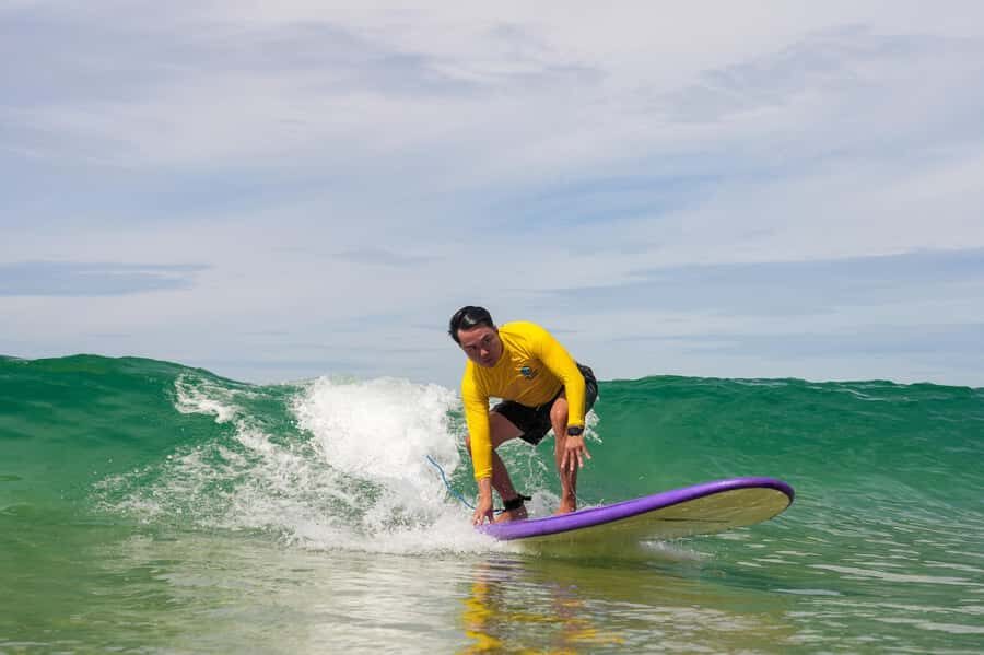 Surf lessons: in Arpoador in Ipanema. - Timing your session: make the sunset part of the plan